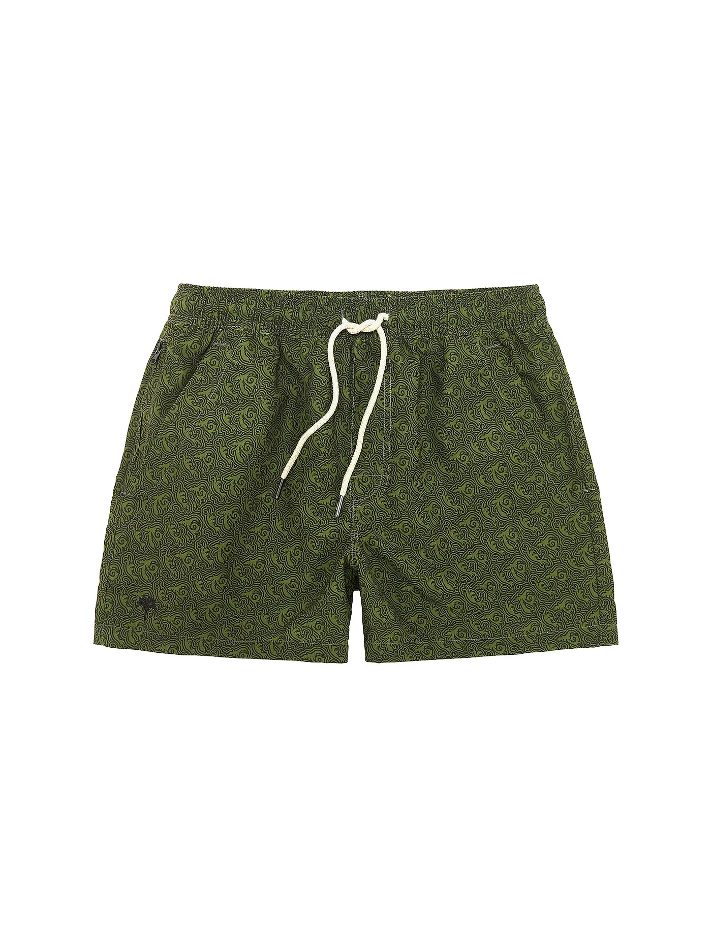 OAS | Badeshorts GREEN SQUIGGLE | 